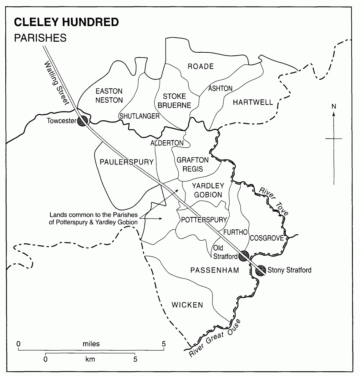 Map of Cleley Hundred